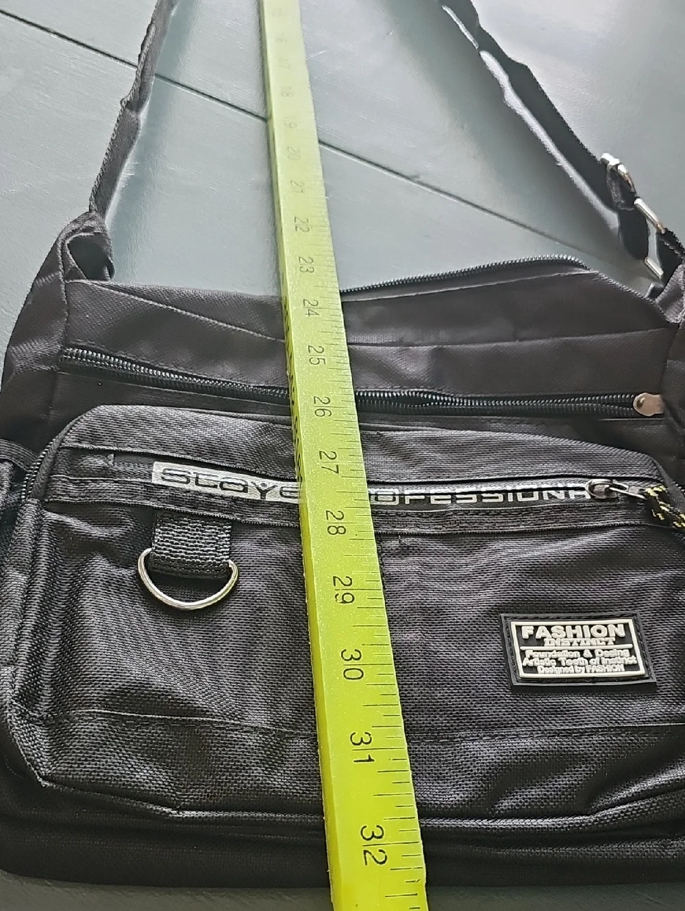 Anti-theft Messenger Black Bag . Crossbody Shoulder Bag. Unisex. Never Used